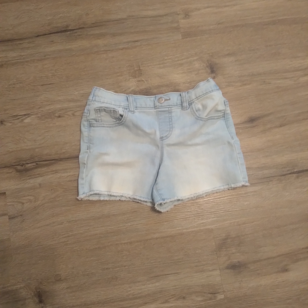 Casual Light Blue Denim Women's Shorts